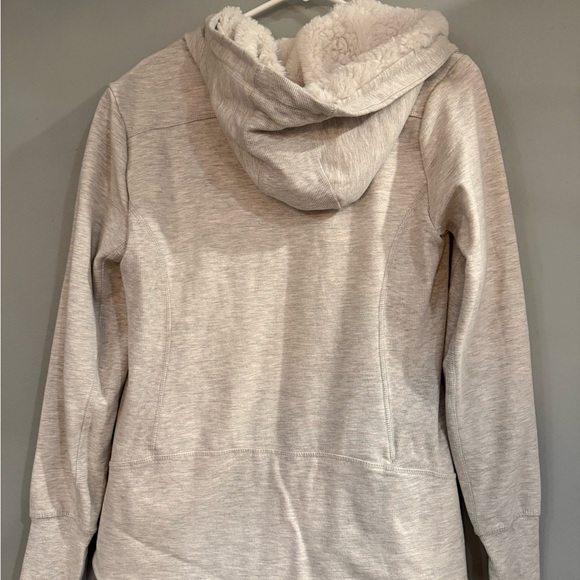 Eddie Bauer Women's Light Gray Hoodie - Picture 2 of 3